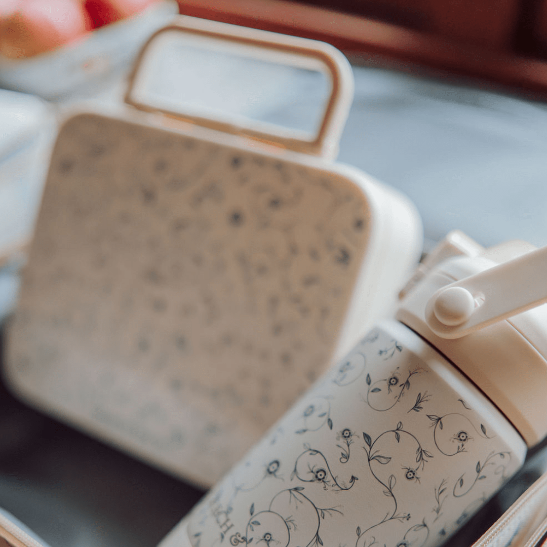 3 Compartment Leakproof Lunchbox | Scandi Floral - Bright House