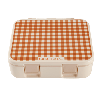 3 Compartment Leakproof Lunchbox | Sienna Gingham - Bright House