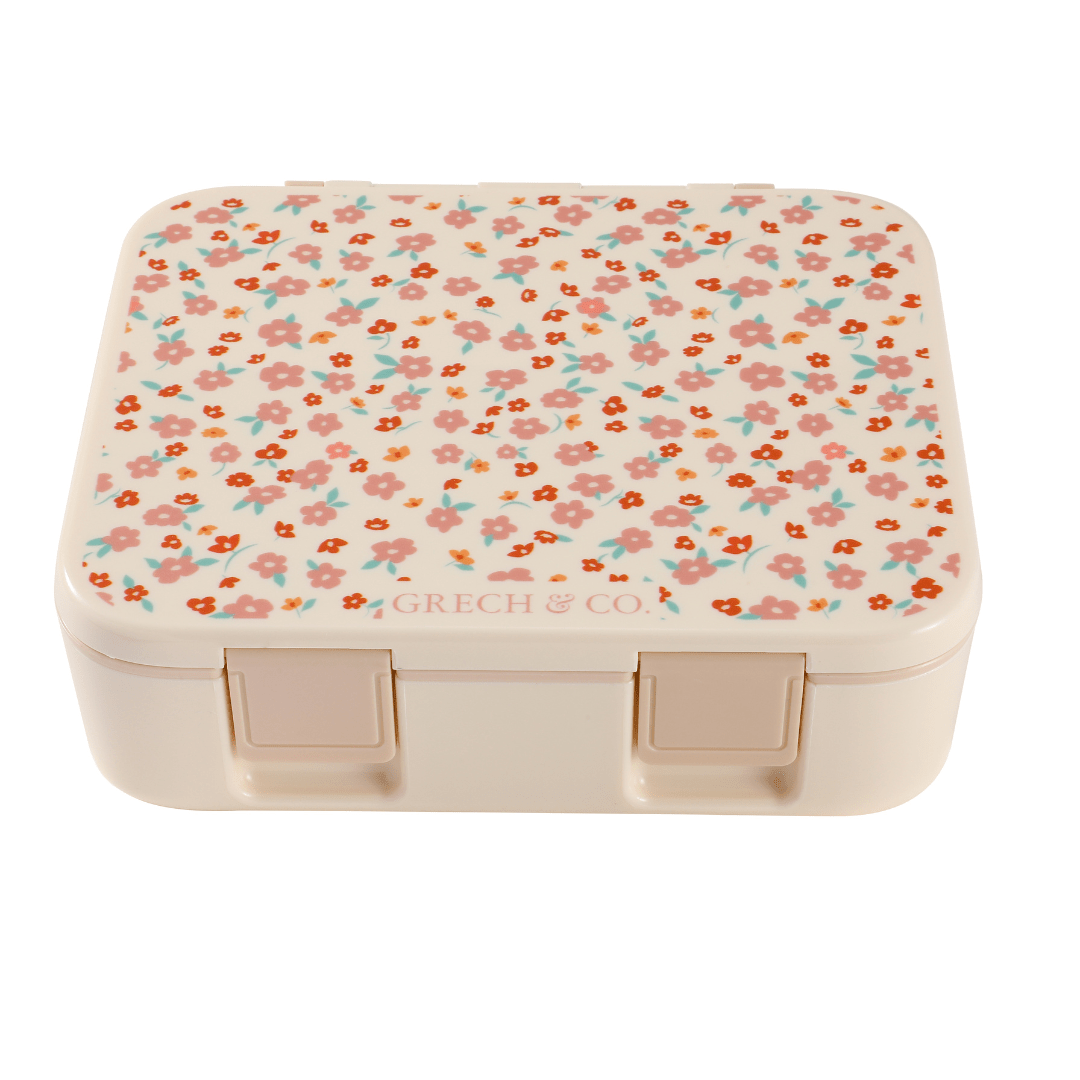 3 Compartment Leakproof Lunchbox | Sunset Meadow - Bright House