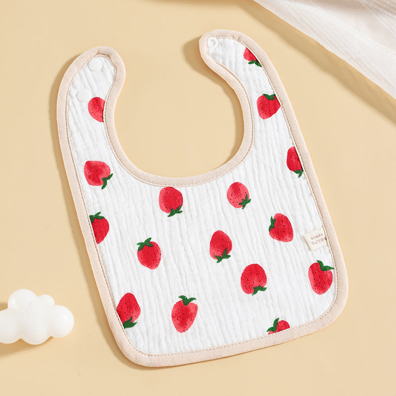 Pure Cotton Waterproof Baby Bib | Soft, Cute, and Easy to Clean