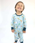 Bamboo Crescent Zipp Jammies - Critter Hollow - Bright House