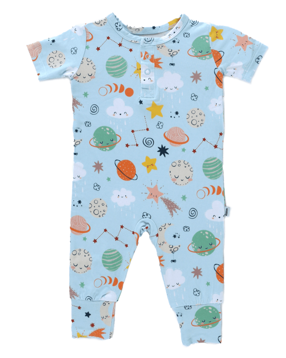 Bamboo Pull Up Romper - Cosmic - Bright House