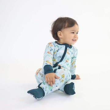 Bamboo Zipp Jammies - Critter Hollow - Bright House
