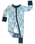 Bamboo Zipp Jammies - Critter Hollow - Bright House