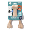 BetterBone SOFT Durability CHEW TOY: Natural Ingredients, Perfet for Teething Puppies, Senior Dogs & Gentle Chewers - Bright House