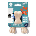 BetterBone SOFT Durability CHEW TOY: Natural Ingredients, Perfet for Teething Puppies, Senior Dogs & Gentle Chewers - Bright House