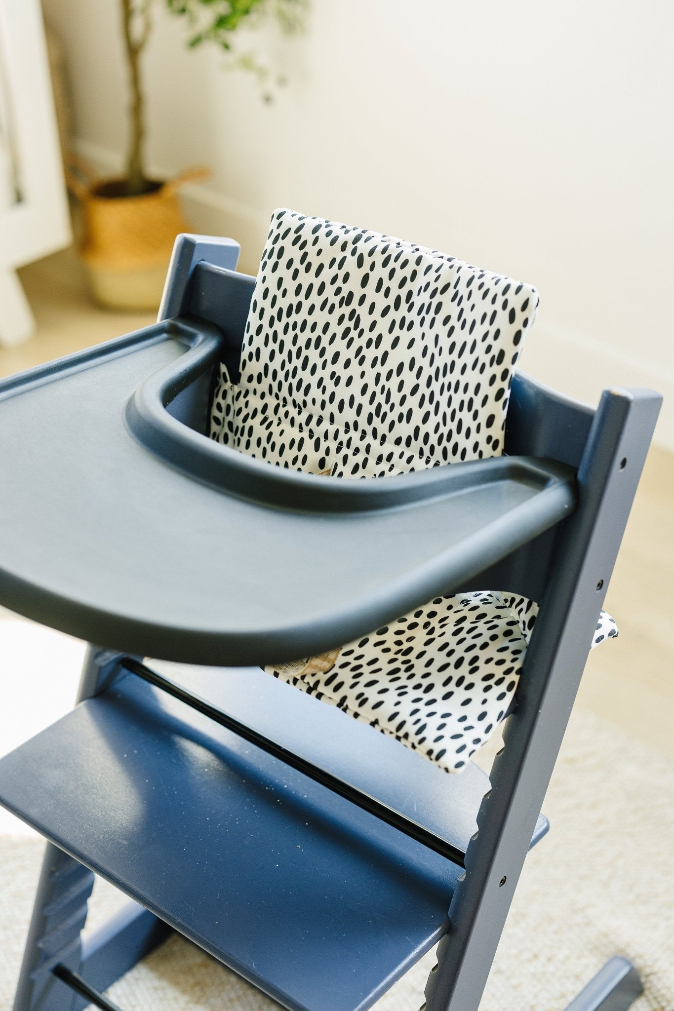 Black Dots Cushion for the Stokke Tripp Trapp Highchair - Bright House