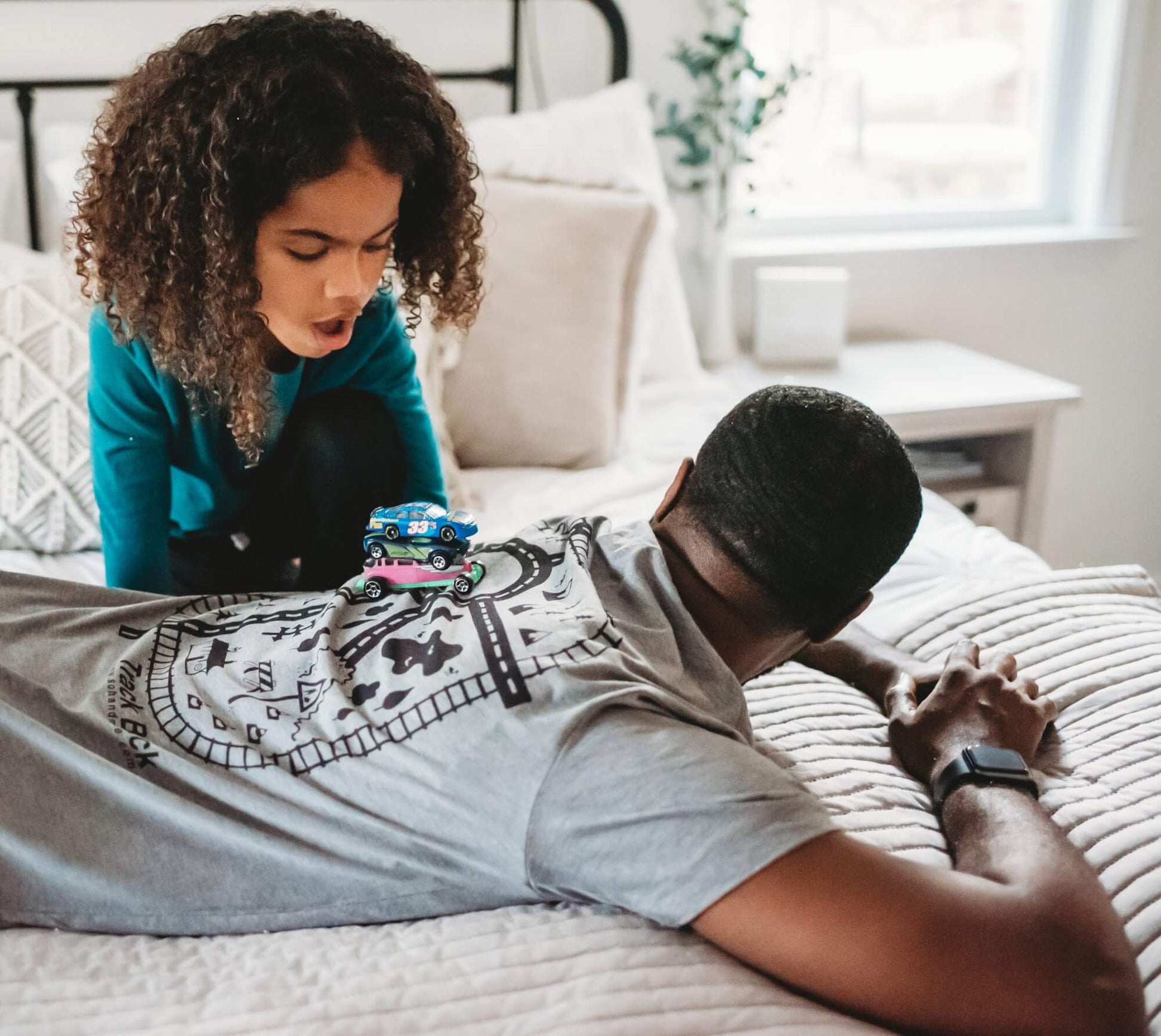 Car Play Mat Shirt: Perfect Fathers Day Gift from Toddler! - Bright House