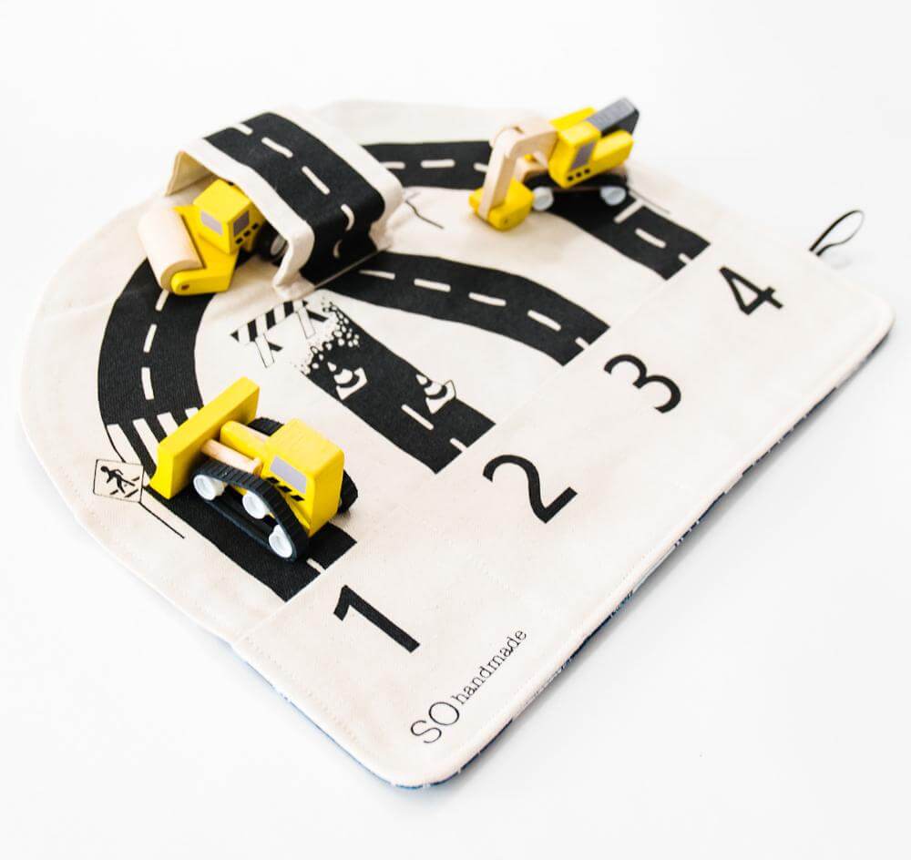 Car Play Mat: "The fun mat is so easy to travel with!" - Bright House