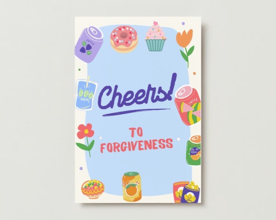Cheers to Forgiveness | Creative Apology Cards for Toddlers - Little Nest Community