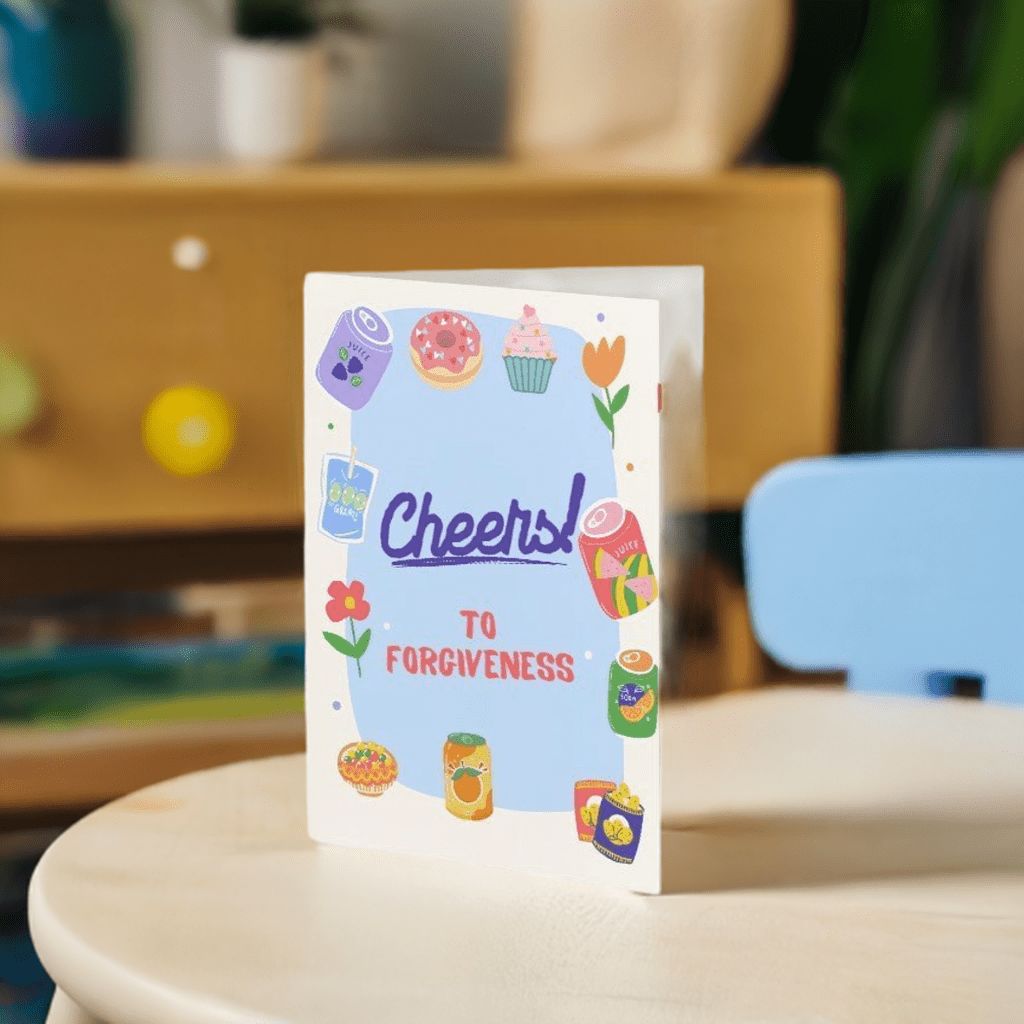 Cheers to Forgiveness | Creative Apology Cards for Toddlers - Little Nest Community