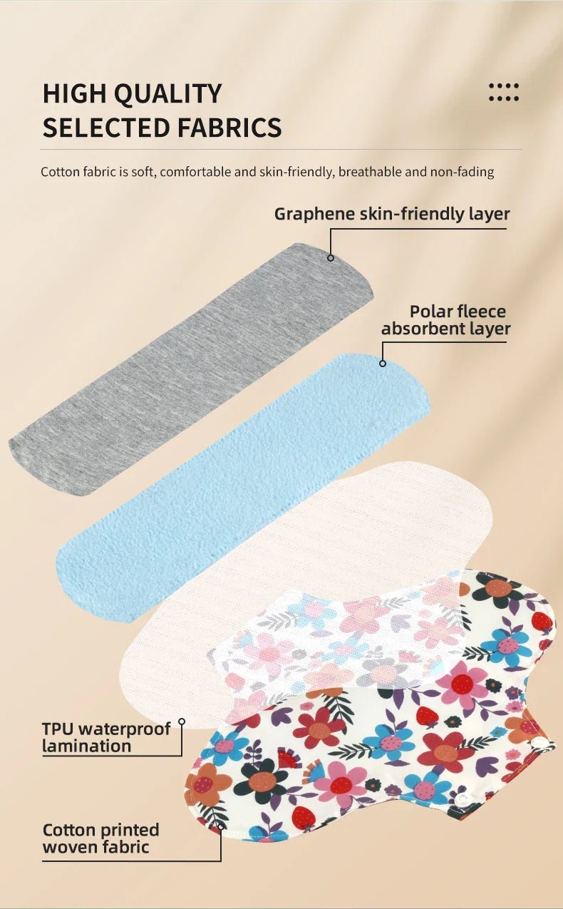 CozyFlow Trio 3pc Lite Reusable Panty Liners - Bright House