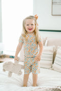 Darling Ditsy 2pc Bamboo Pajamas *see size notes - Bright House