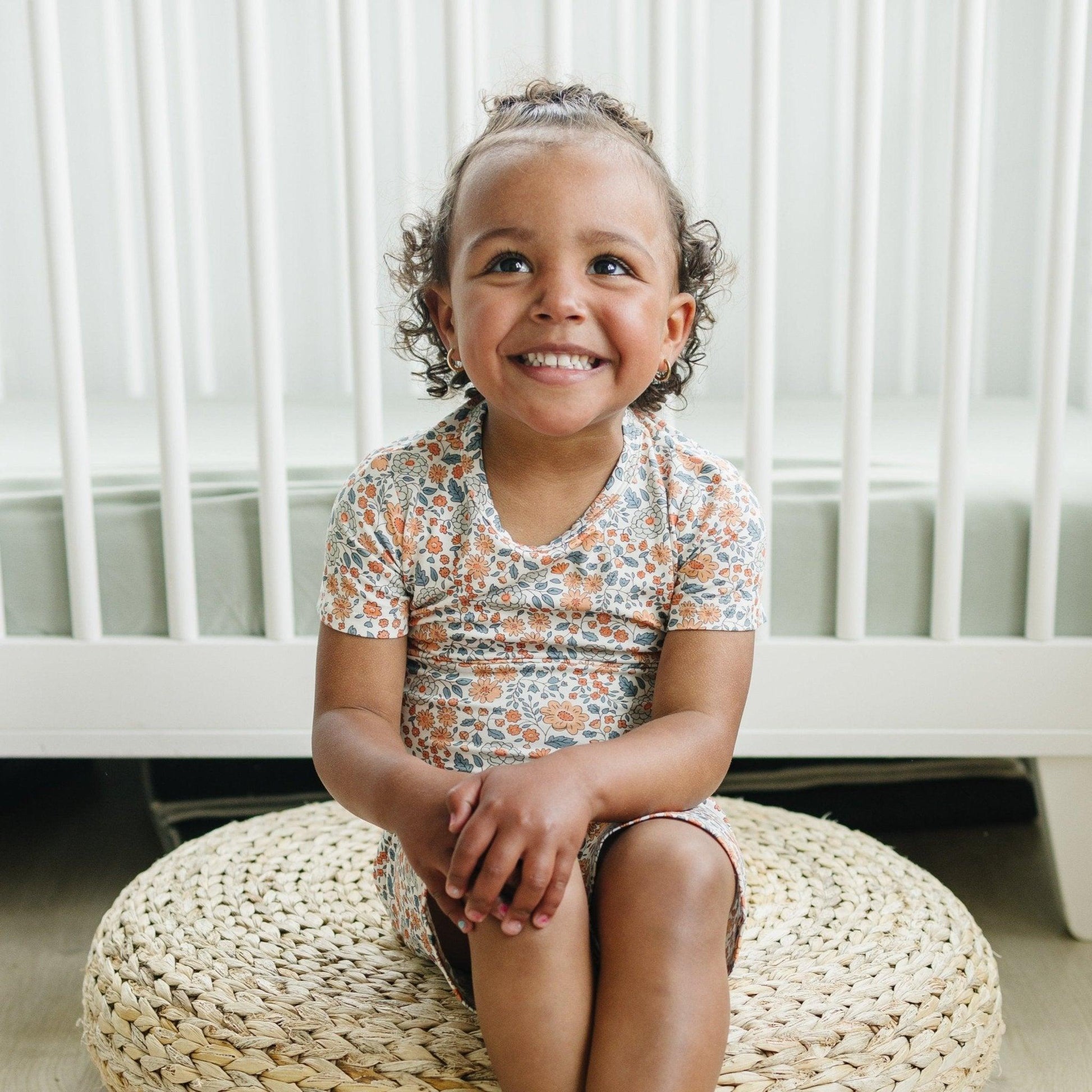 Darling Ditsy 2pc Bamboo Pajamas *see size notes - Bright House