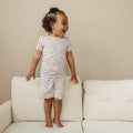 Darling Ditsy 2pc Bamboo Pajamas *see size notes - Bright House