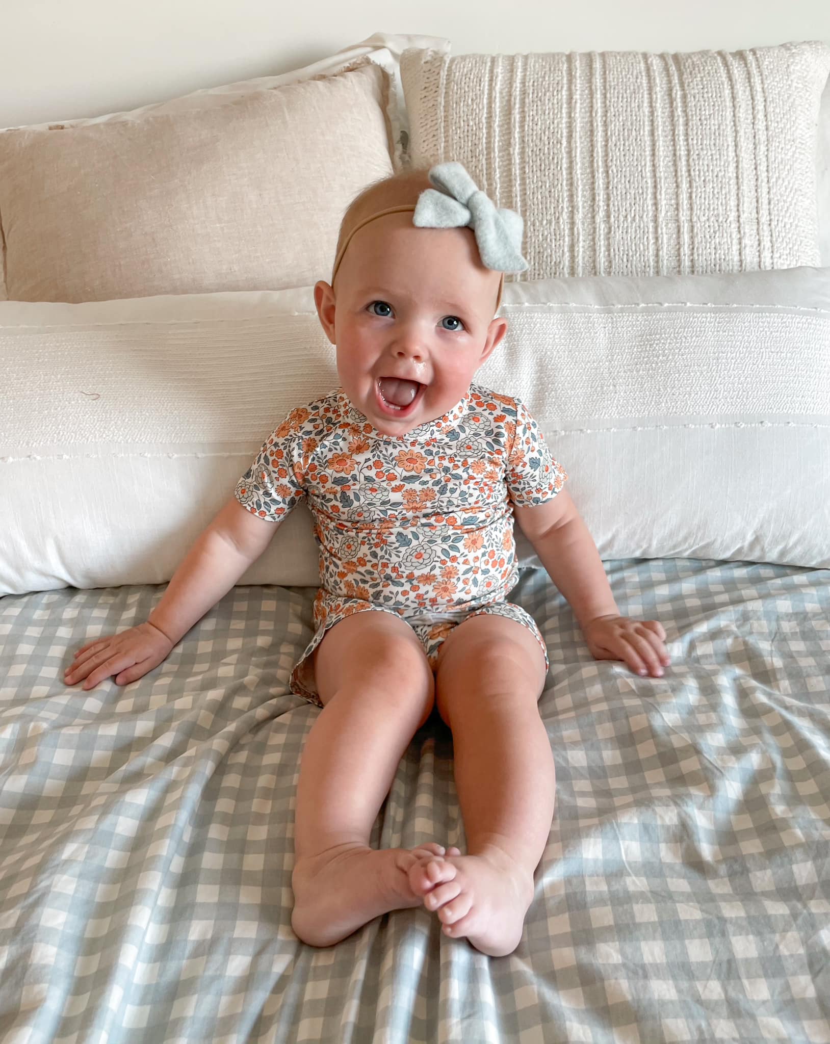 Darling Ditsy 2pc Bamboo Pajamas *see size notes - Bright House