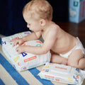 Diaper Box | 100% Cotton - Lined TCF Diapers Size 1 - 6 | Kudos - Bright House