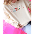 Empathy Oversized Crewneck Sweatshirt - Bright House