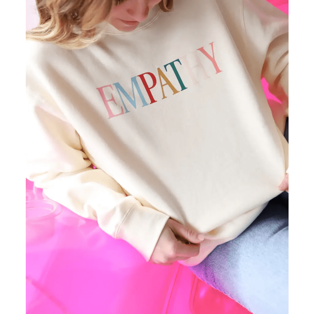 Empathy Oversized Crewneck Sweatshirt - Bright House