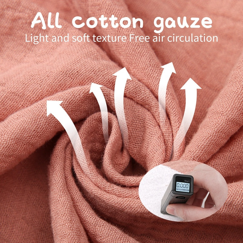 Breathable Cotton Gauze Nursing Cover | Comfort, Privacy & Ease for Every Mom