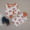 Football Print 2pc Bamboo Pajamas - Bright House