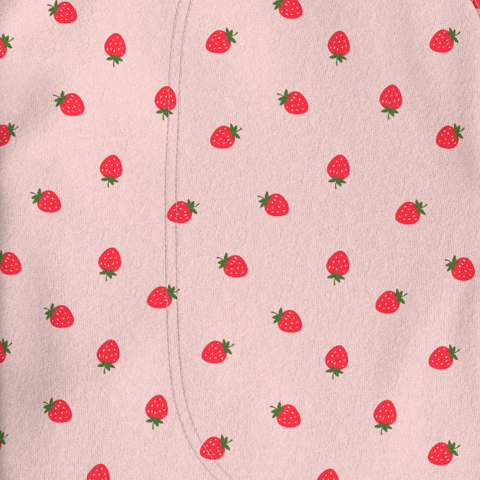 Footie - Strawberries - Bright House