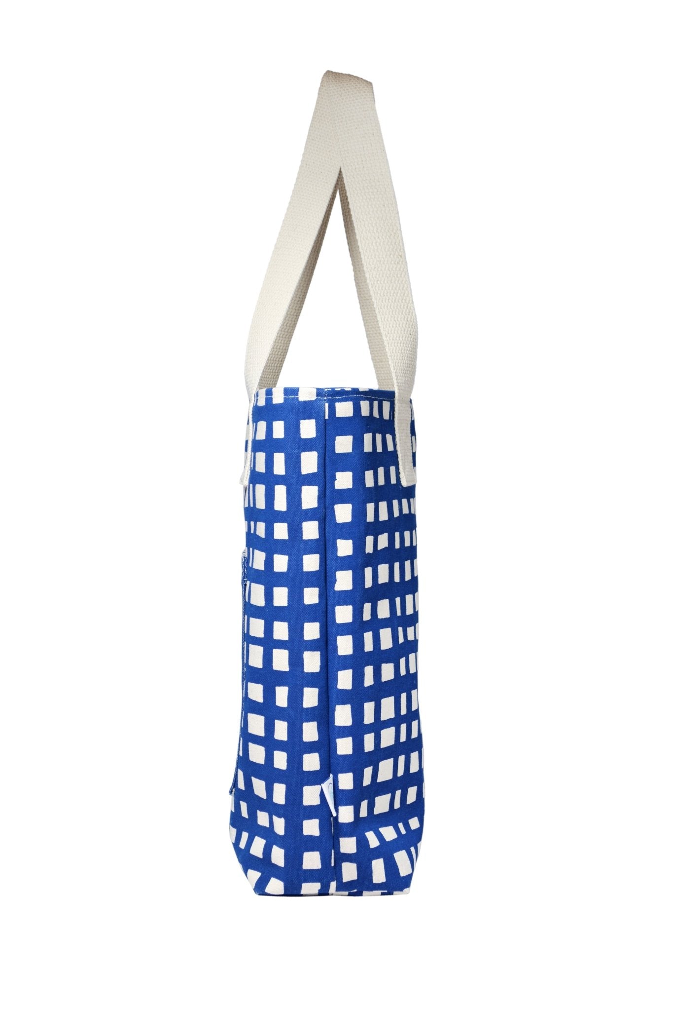 Grid Carry All Tote - Bright House