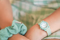 Hair Scrunchies Set of 2 | Organic Cotton | Fern Plaid - Bright House