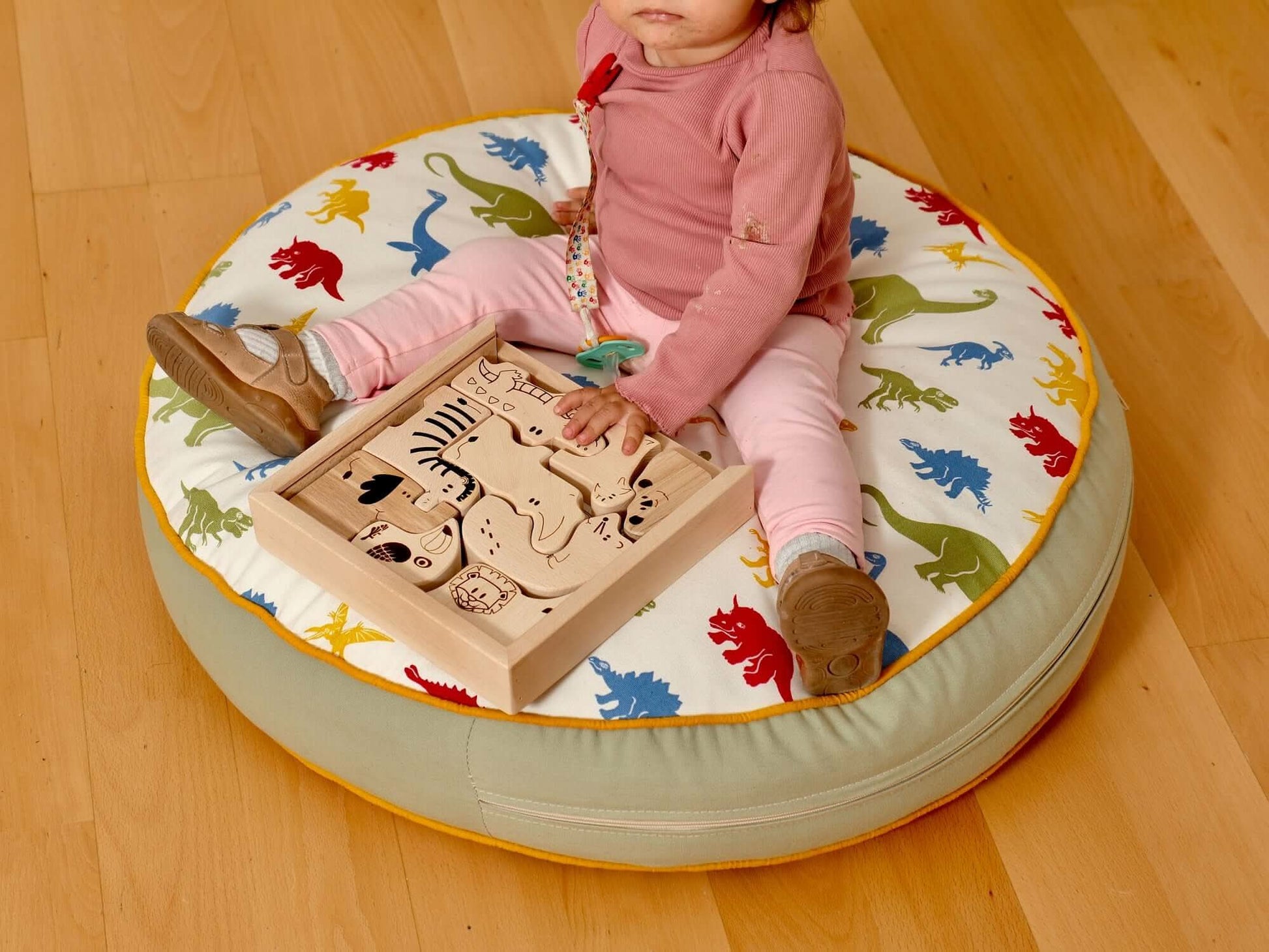 Kids Floor Pillow Montessori Play Mat Large Toddler Cushion - Bright House