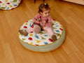 Kids Floor Pillow Montessori Play Mat Large Toddler Cushion - Bright House