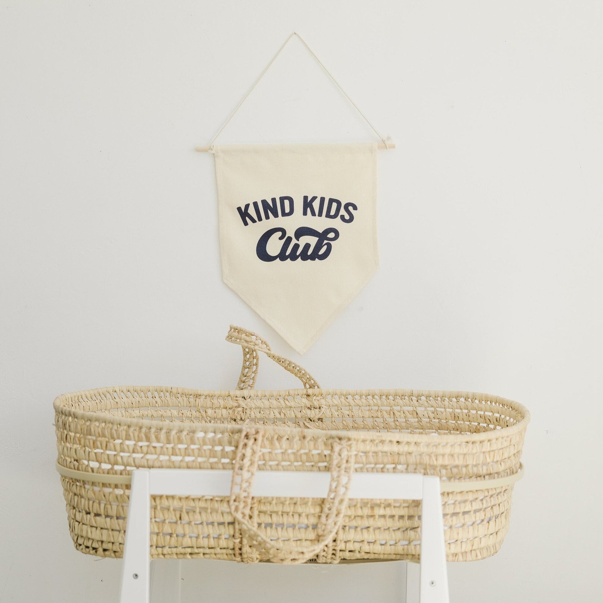 Kind Kids Club Canvas Pennant - Bright House