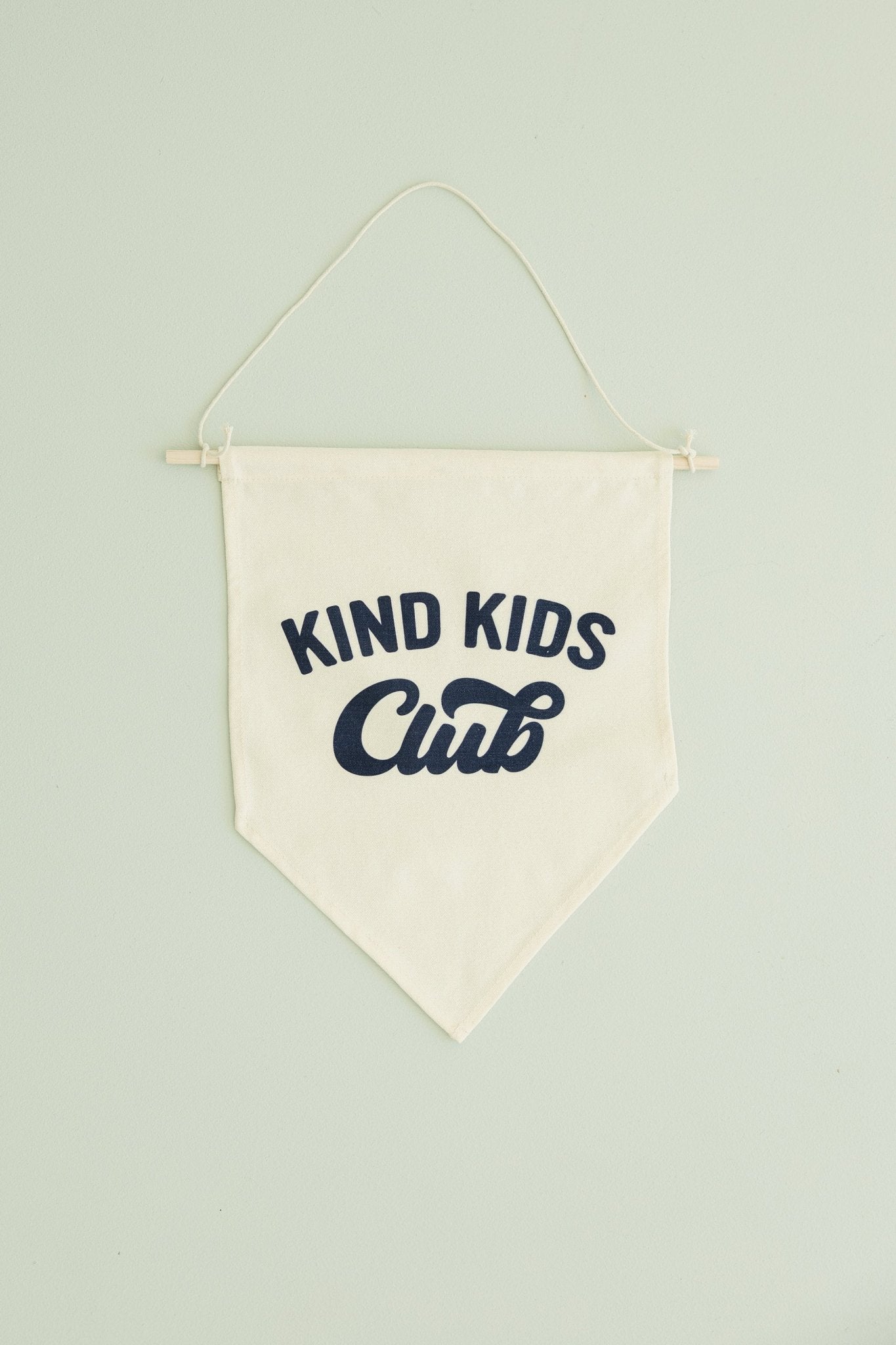 Kind Kids Club Canvas Pennant - Bright House