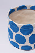 Large Circles Round Bin/Canvas Planter - Bright House