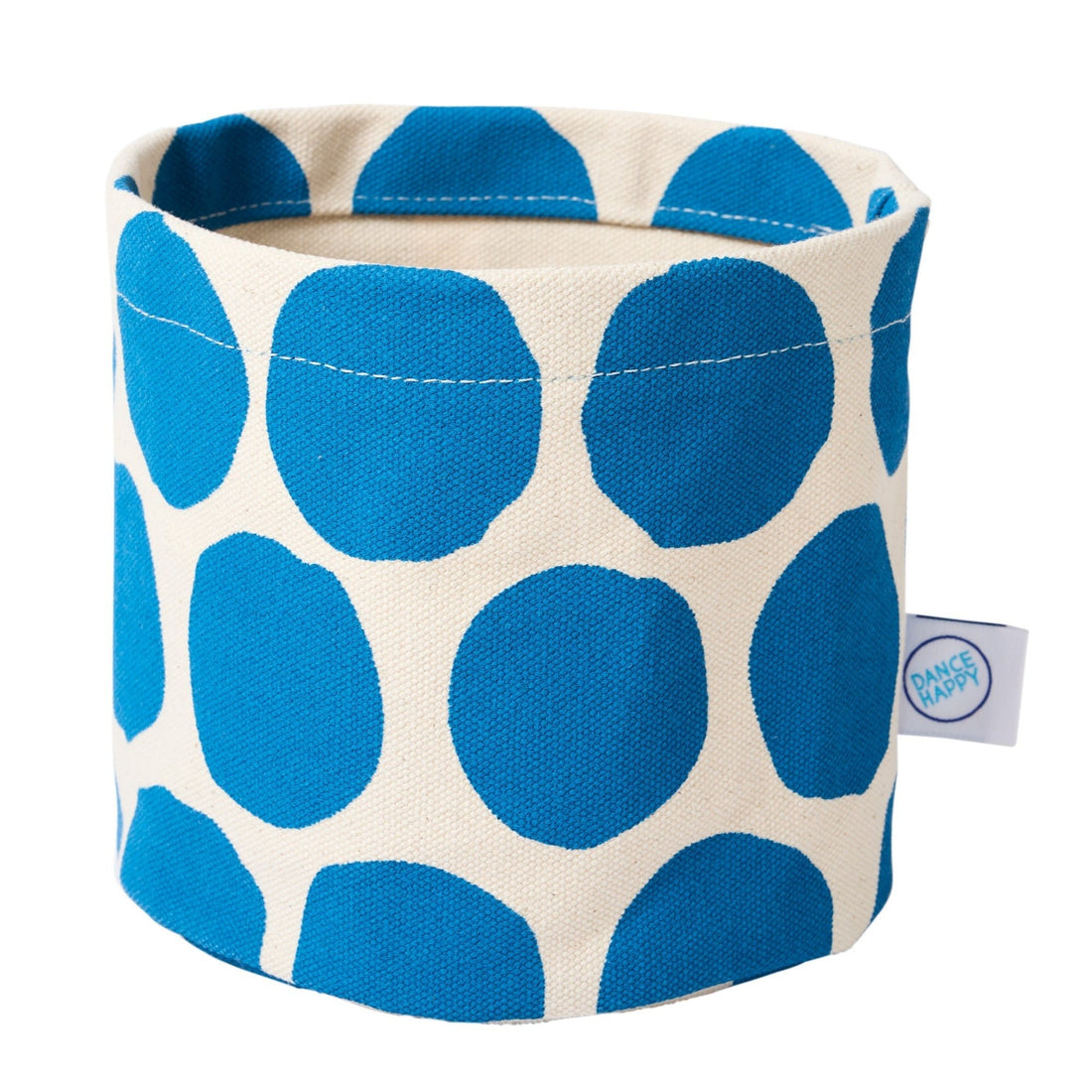 Large Circles Round Bin/Canvas Planter - Bright House