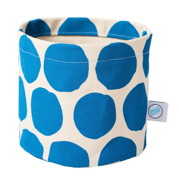 Large Circles Round Bin/Canvas Planter - Bright House