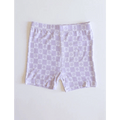 Lavender Checker Short Set in Soft Bamboo Blend - Bright House