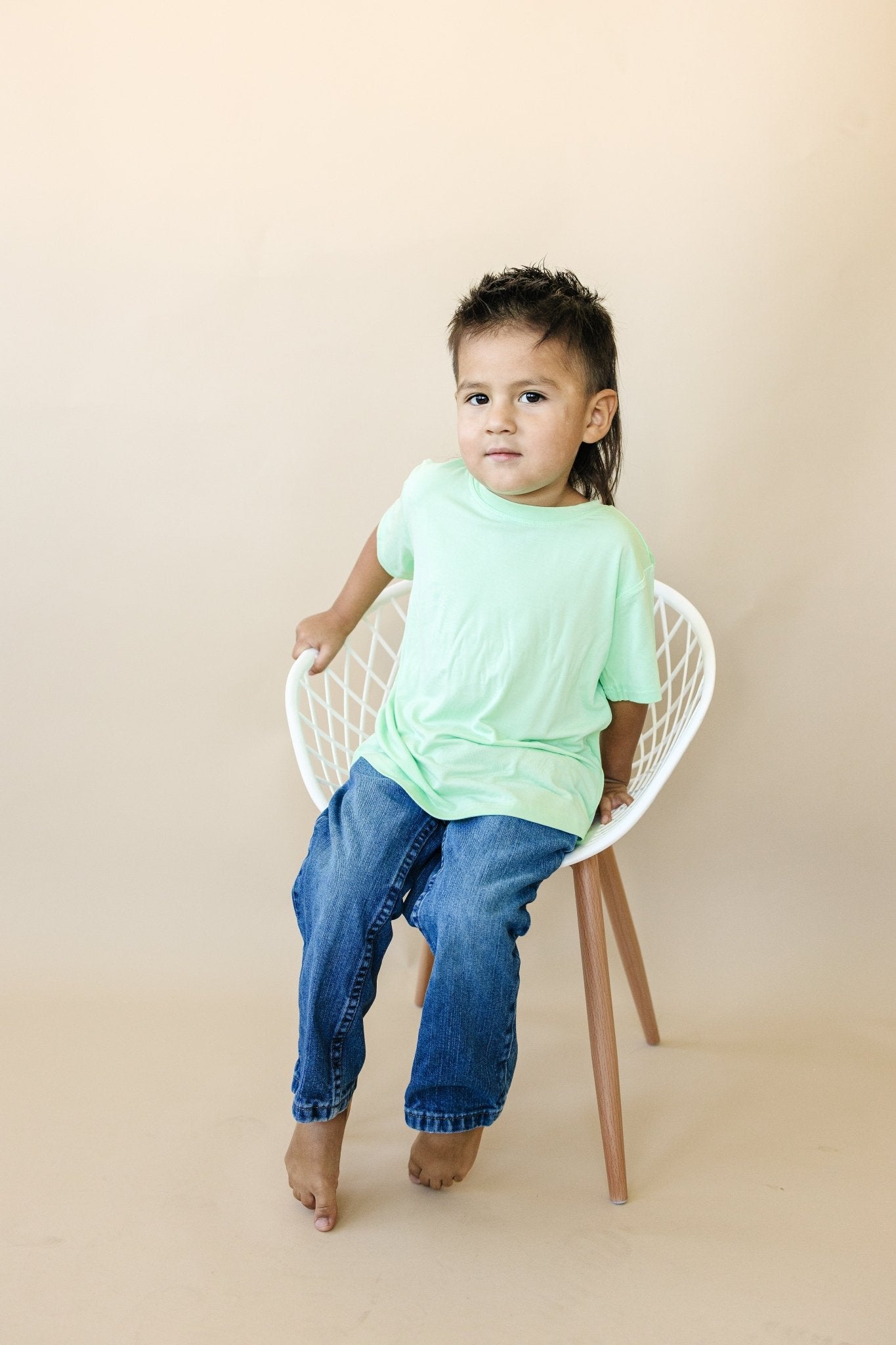 Lime Green Bamboo Tee - Bright House