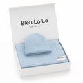 Luxe Collection 100% Organic Cotton Luxury Knit Baby Blanket + Hat Set with Gift Box - Bright House