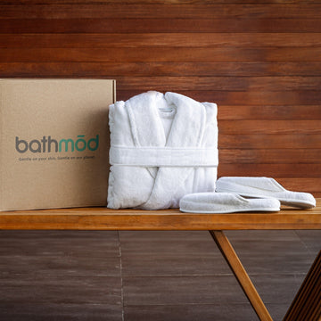 Luxury Organic Bathrobe - Bright House