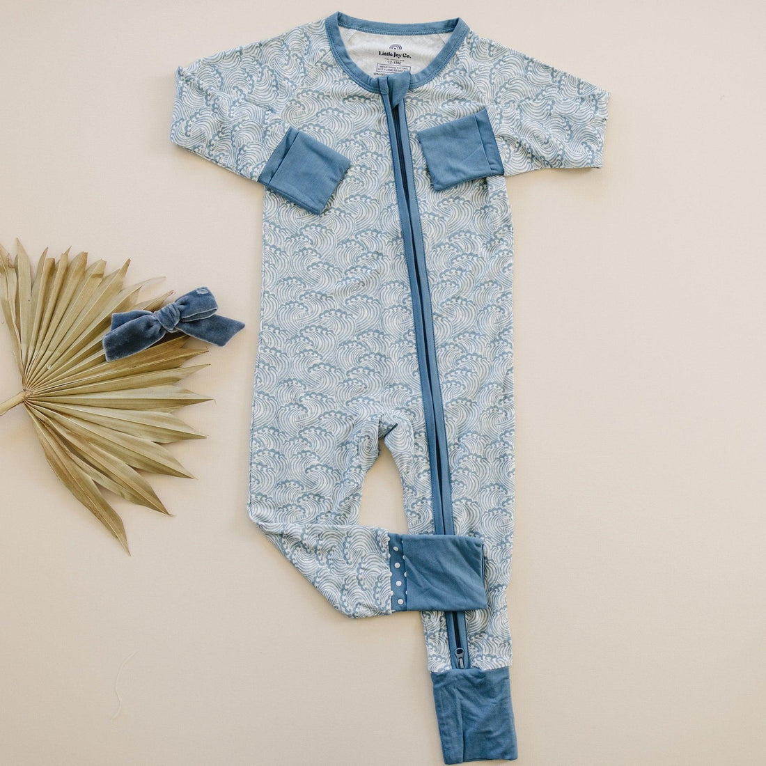 Making Waves Bamboo Zippy Romper - Bright House