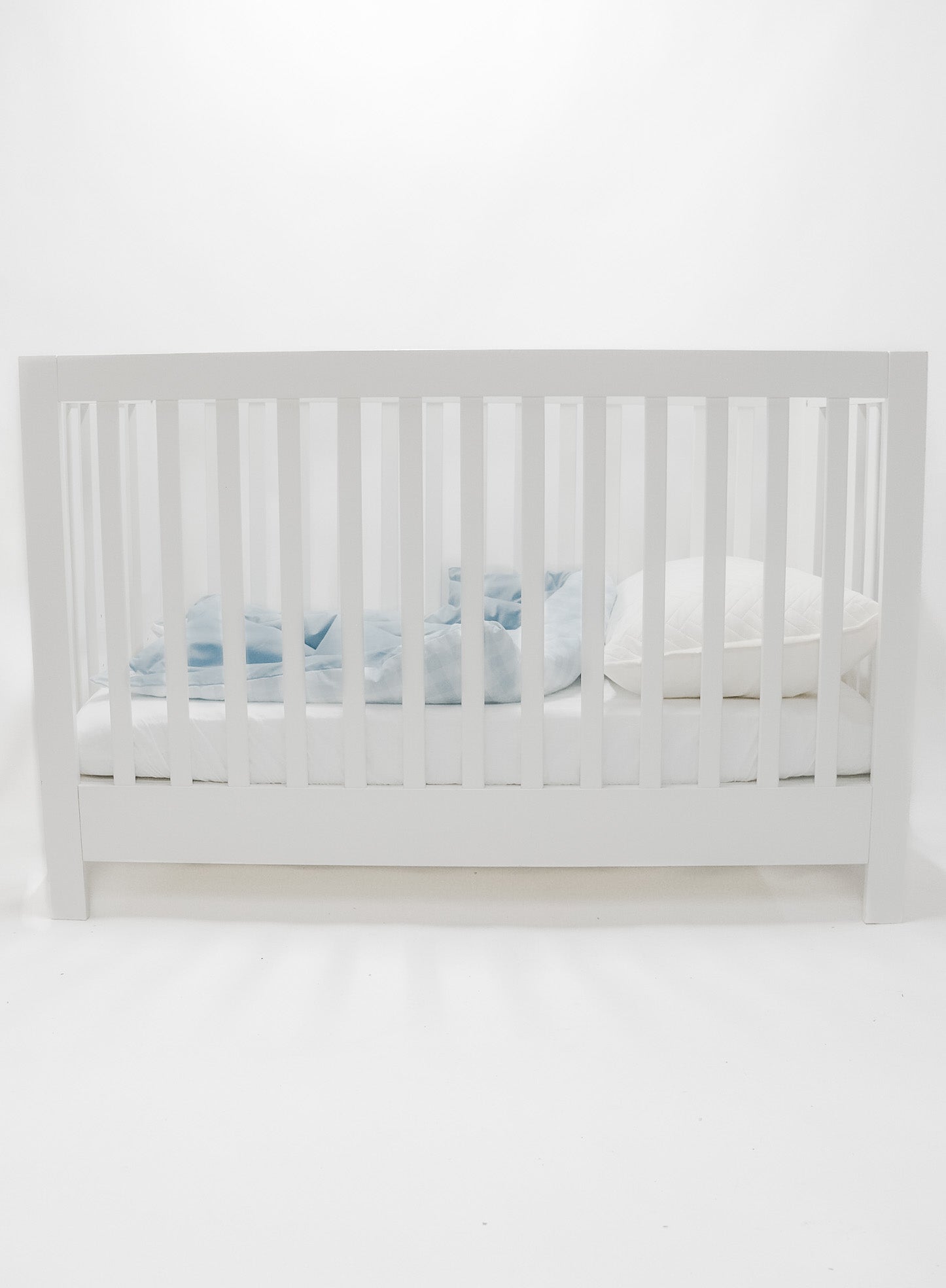 Marine Gingham Quilted Blanket - Bright House