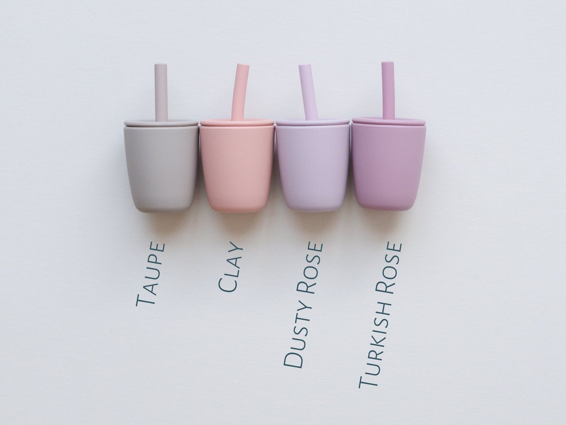 Mini Straw Cup - Silicone Straw Cup for Babies & Young Toddlers - Bright House