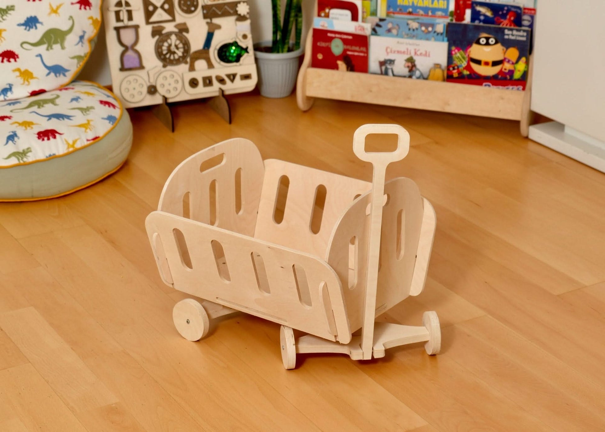 Montessori Toy Storage: Eco - Friendly Nursery & Playroom Chest - Bright House