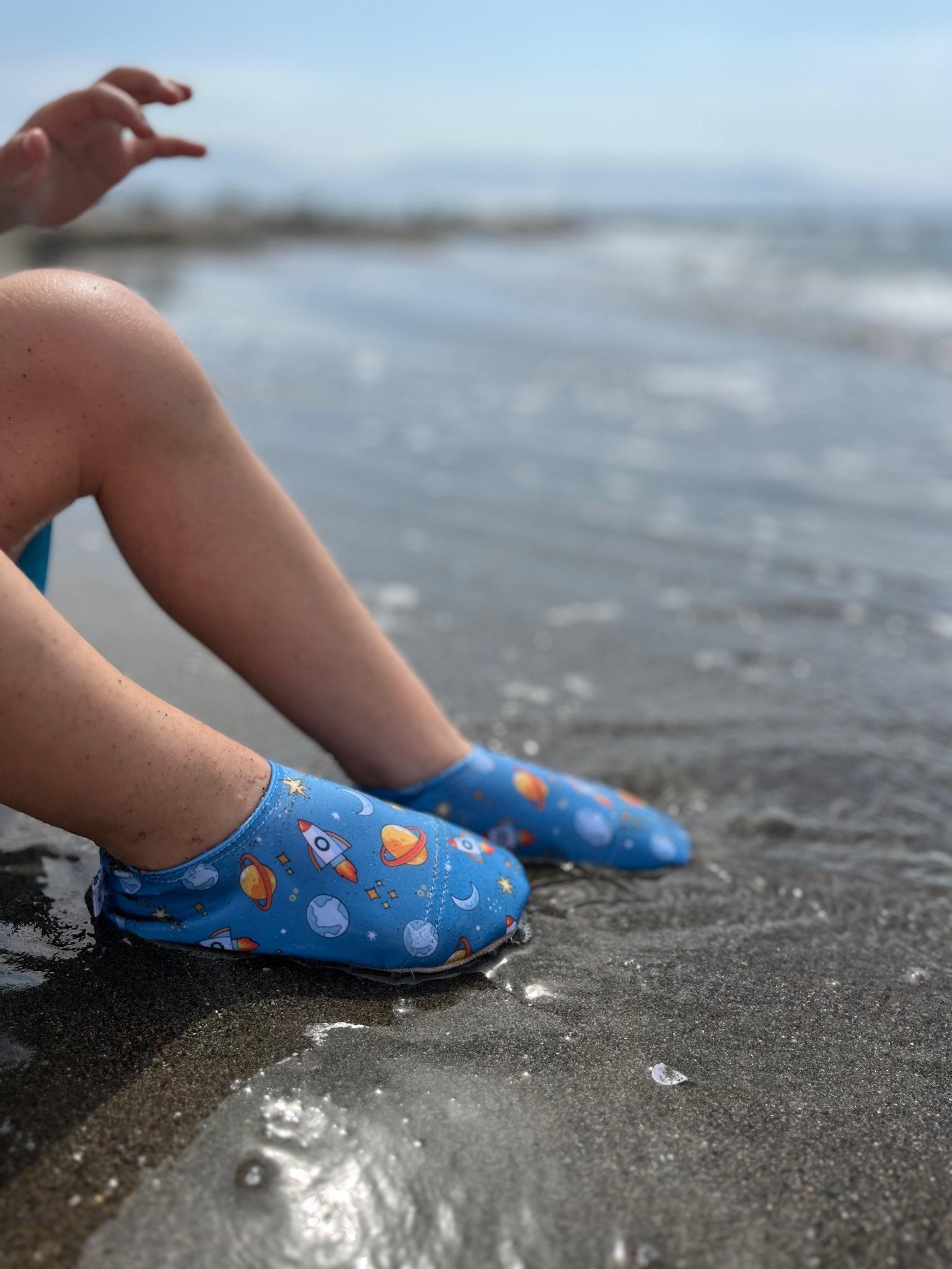 Non - Slip Sole, Unisex Baby, Children's Sea Shoes, Pool Booties, Space - Bright House
