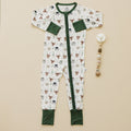 North Pole Pals Bamboo Zippy Romper *0/3m left - Bright House