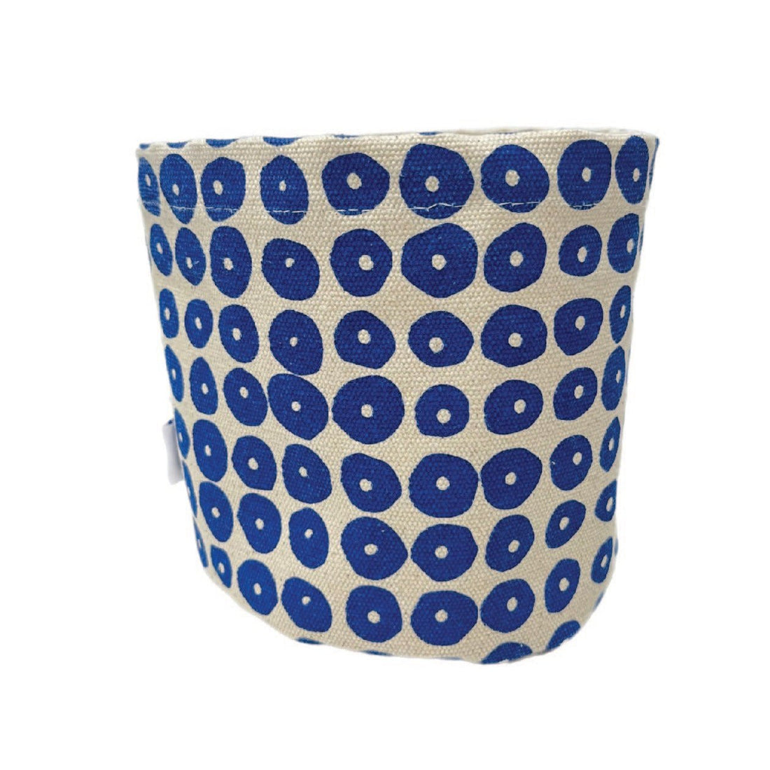 Open Circles Round Bin/Canvas Planter - Bright House
