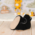 Organic Baby Booties, Newborn Booties Basic, Black - Bright House