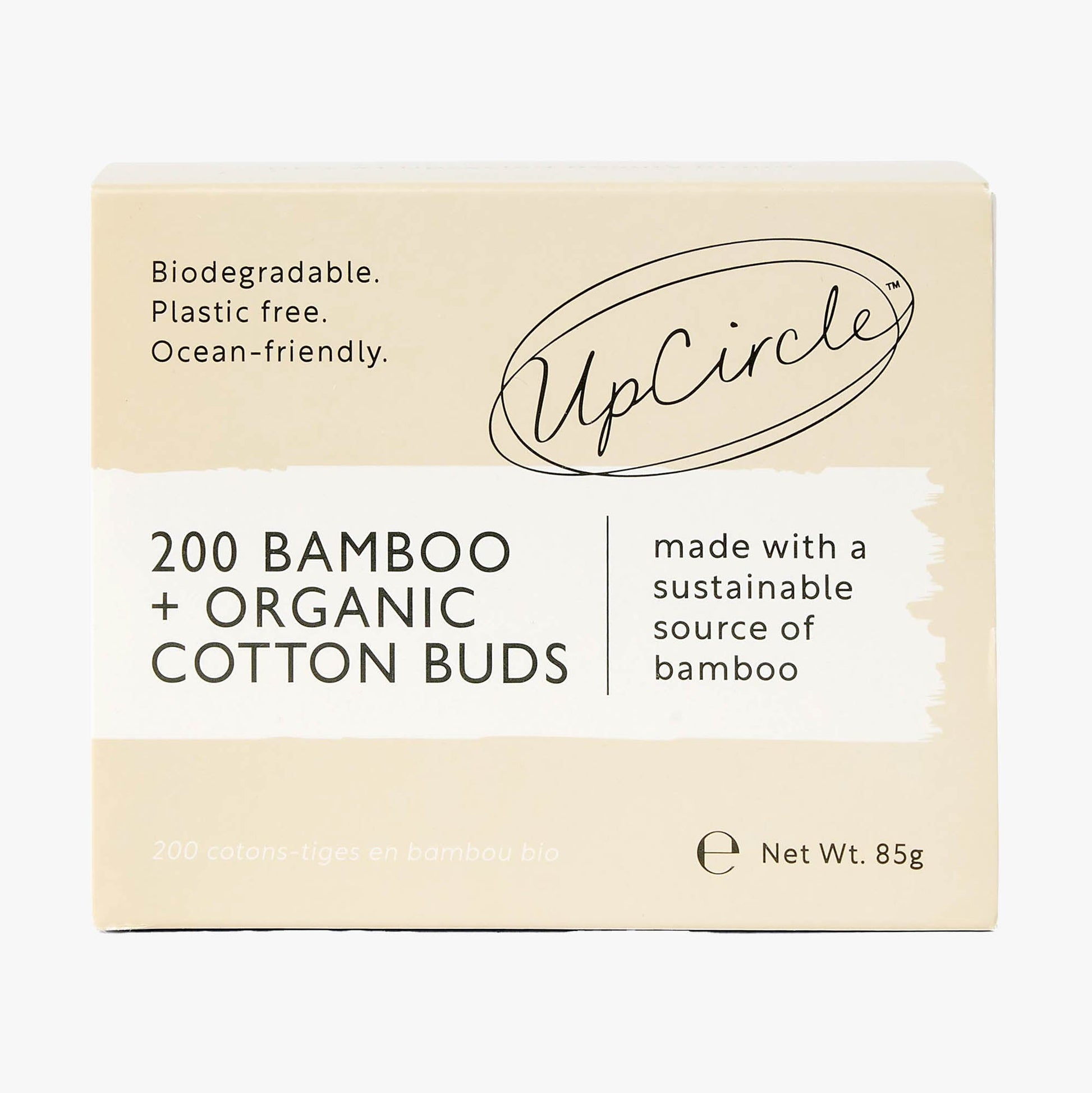 Organic Bamboo Cotton Buds - 200 Pieces - Bright House