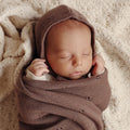 Organic Pointelle Swaddle Blanket + Hat Gift Set - Bright House