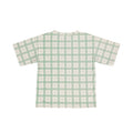 Oversized T-Shirt | Organic Cotton Jersey - Fern Plaid - Bright House